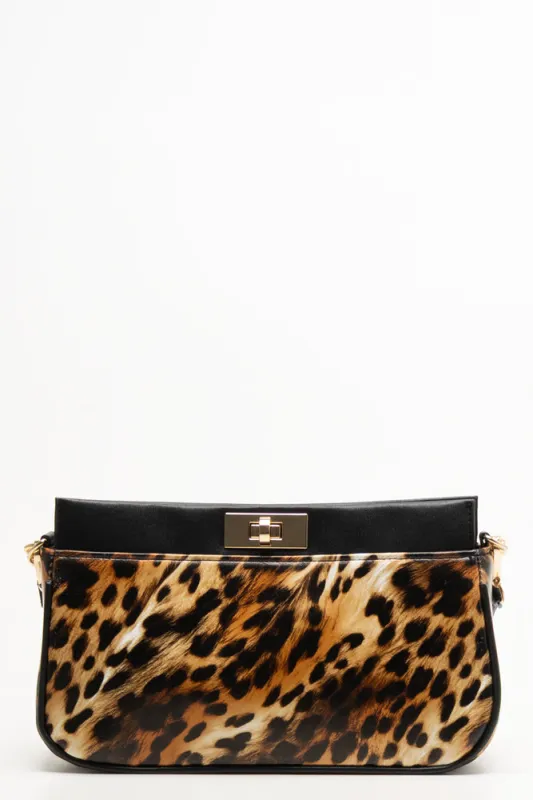 Leopard Handbag Brown And Black sold by Ackermas