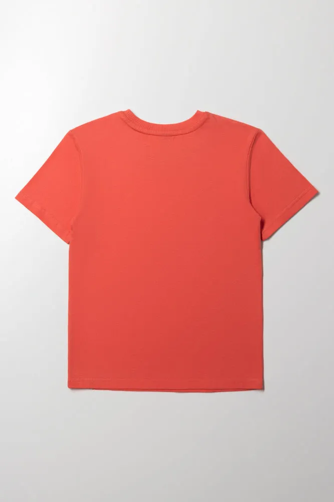 Short Sleeve T-Shirt Coral sold by Ackermas product image thumbnail 4