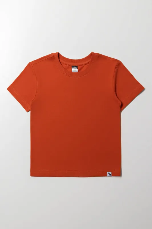 Short Sleeve T-Shirt Orange sold by Ackermas