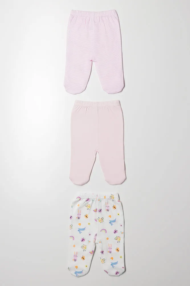 3 Pack Leggings Pink sold by Ackermas product image thumbnail 3