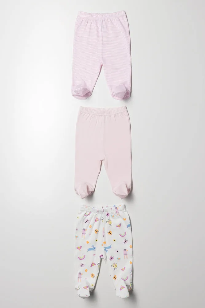 3 Pack Leggings Pink sold by Ackermas