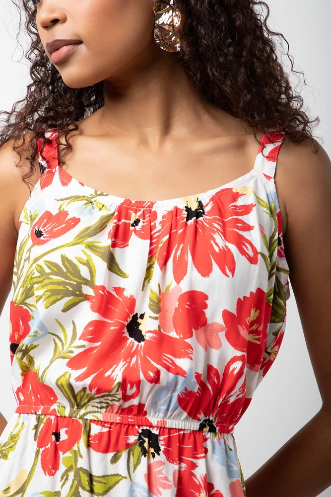 Floral Print Dress Red sold by Ackermas product image thumbnail 4