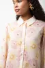 Chiffon Puff Sleeve Blouse Yellow sold by Ackermas