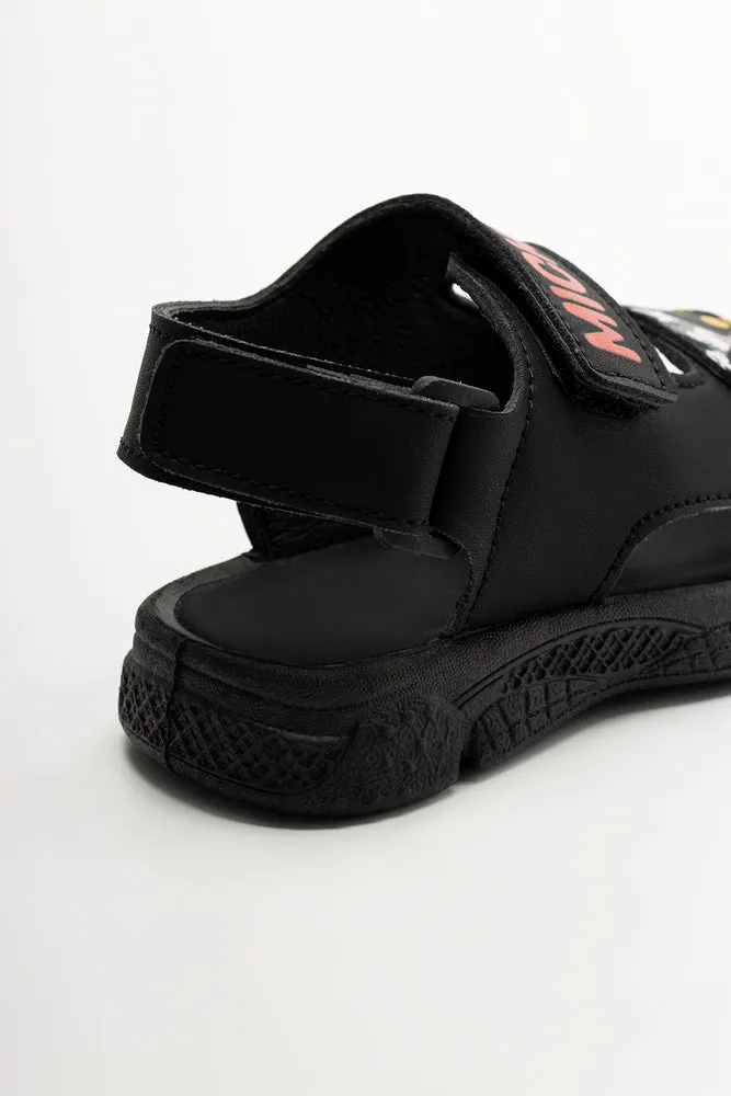 Mickey Mouse Adventure Sandals Black sold by Ackermas product image thumbnail 4