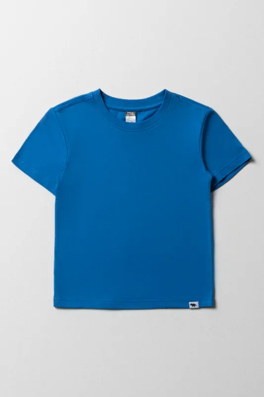 Short Sleeve T-Shirt Blue sold by Ackermas