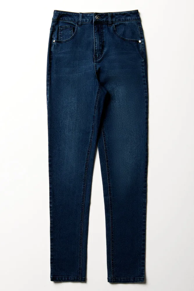 Skinny Denim Jeans Blue sold by Ackermas product image thumbnail 5