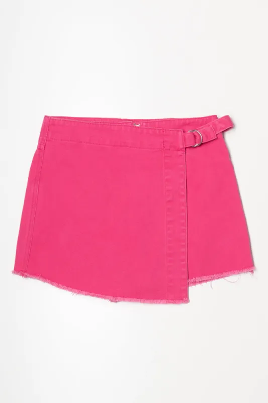 Ring Detail Skorts Pink sold by Ackermas