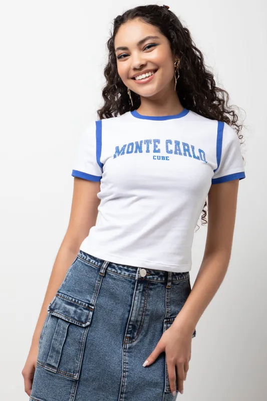 Monte Carlo T-Shirt White sold by Ackermas