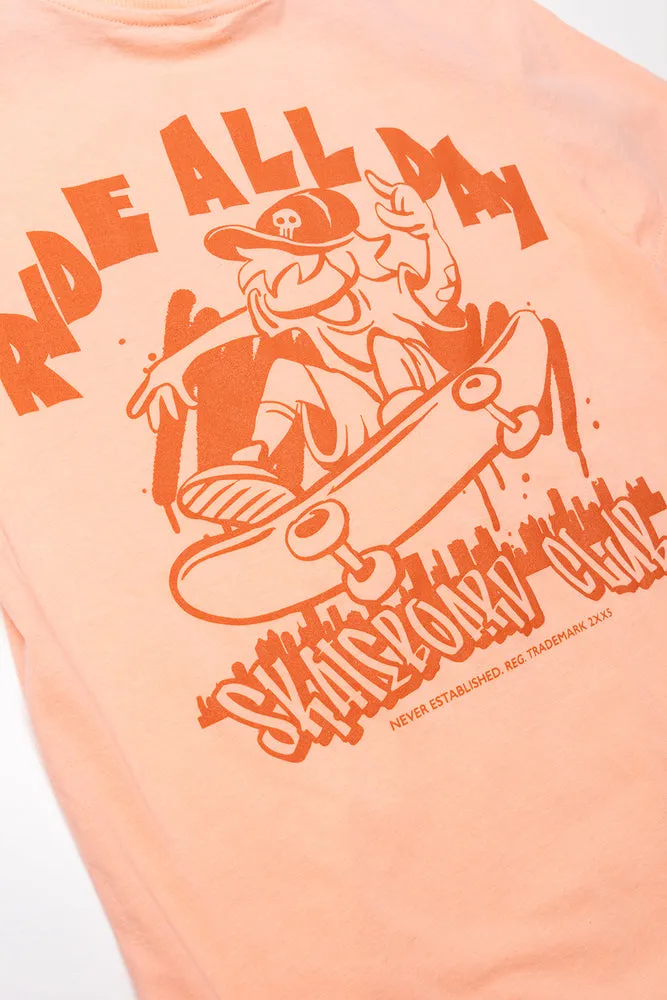 Short Sleeve T-Shirt Orange sold by Ackermas product image thumbnail 3