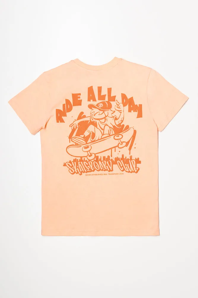 Short Sleeve T-Shirt Orange sold by Ackermas product image thumbnail 4