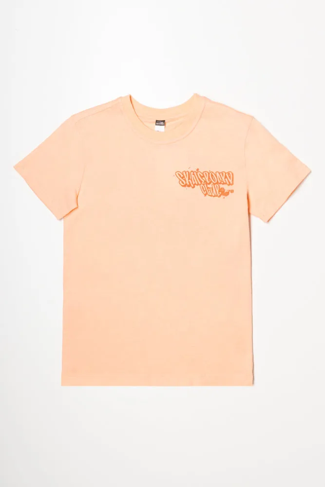 Short Sleeve T-Shirt Orange sold by Ackermas