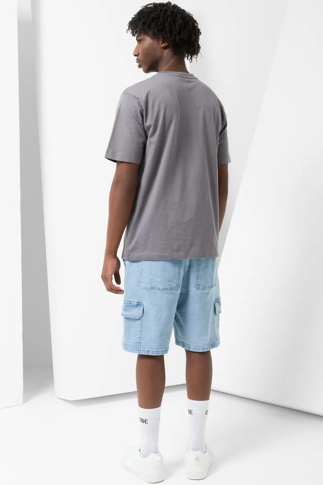 Icecube Short Sleeve T-Shirt Dark Grey sold by Ackermas product image thumbnail 3