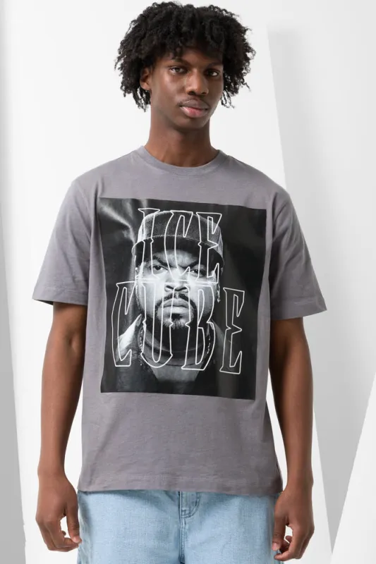 Icecube Short Sleeve T-Shirt Dark Grey sold by Ackermas
