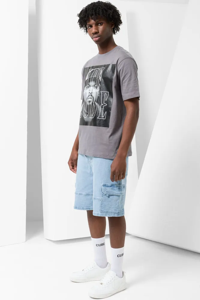 Icecube Short Sleeve T-Shirt Dark Grey sold by Ackermas product image thumbnail 2