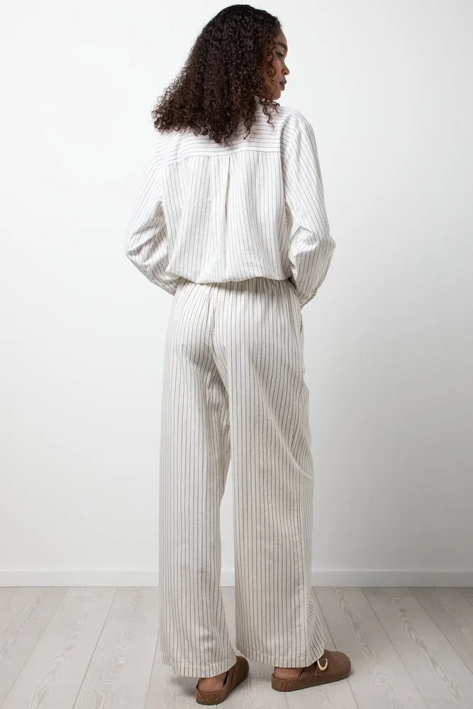 Linen Pin Stripe Pants Stone sold by Ackermas product image thumbnail 4