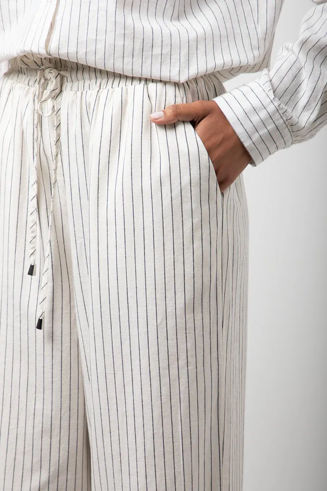Linen Pin Stripe Pants Stone sold by Ackermas product image thumbnail 5