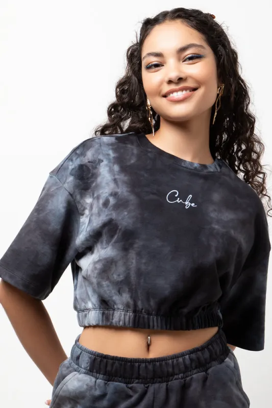 Elasticated Waist T-Shirt Black sold by Ackermas