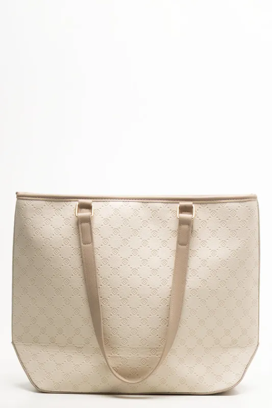Embossed Tote Bag Natural sold by Ackermas