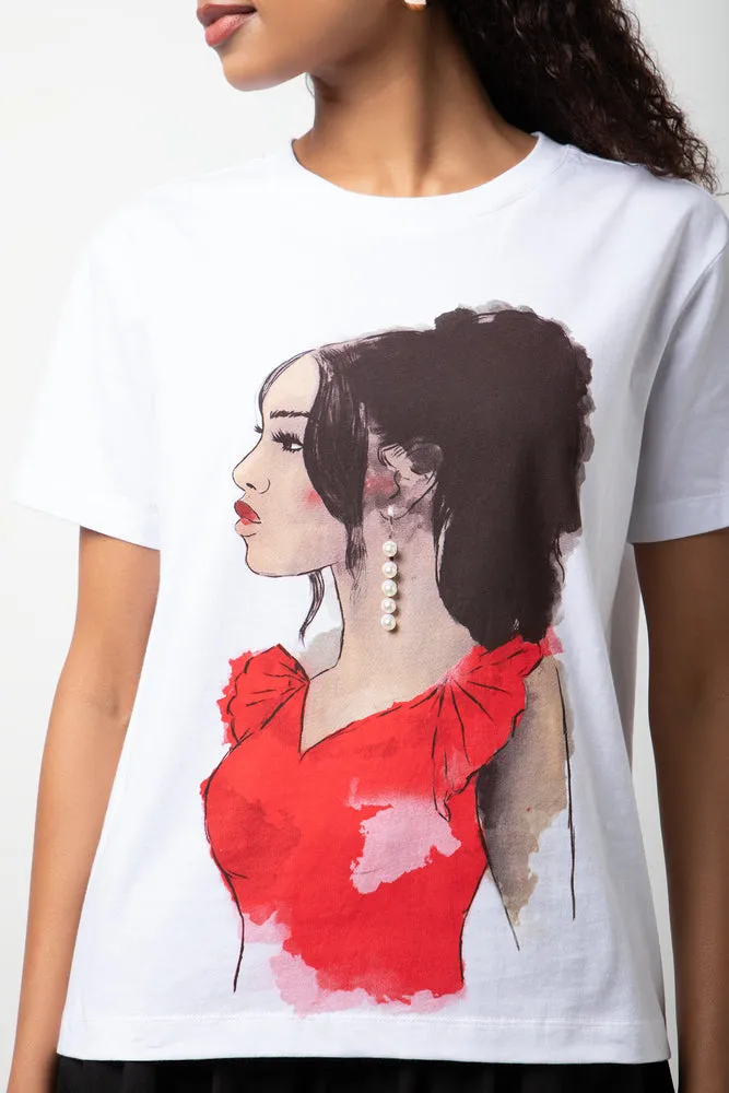 Short Sleeve T-Shirt White sold by Ackermas product image thumbnail 4