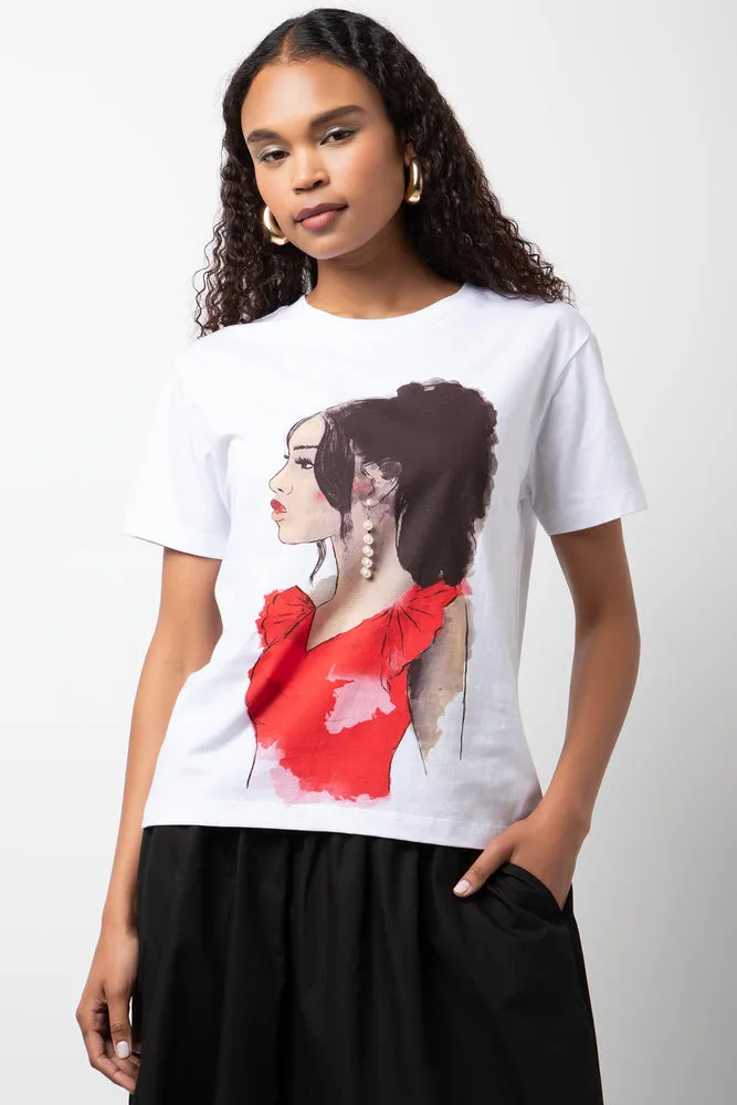 Short Sleeve T-Shirt White sold by Ackermas