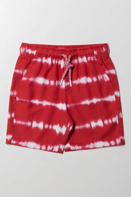 Swim Shorts Red sold by Ackermas