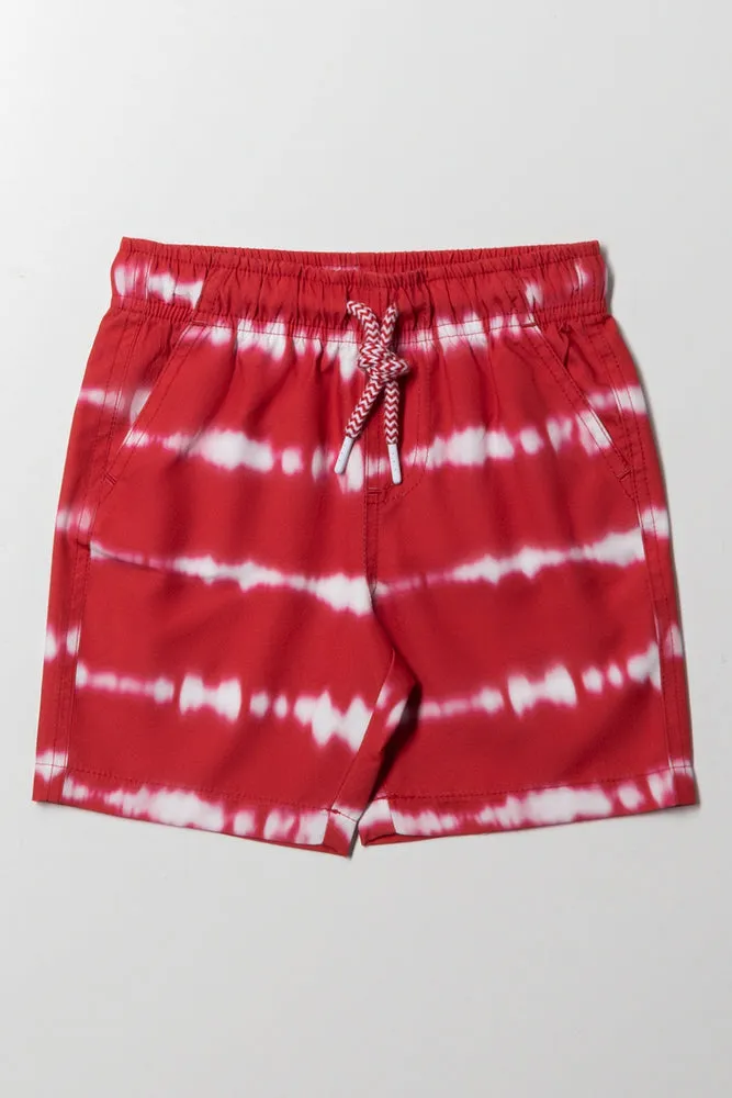 Swim Shorts Red sold by Ackermas