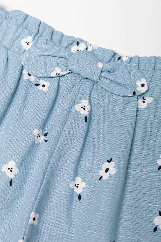 Floral Shorts Light Blue sold by Ackermas product image thumbnail 2