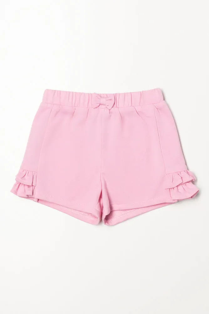 Knit Shorts Pink sold by Ackermas