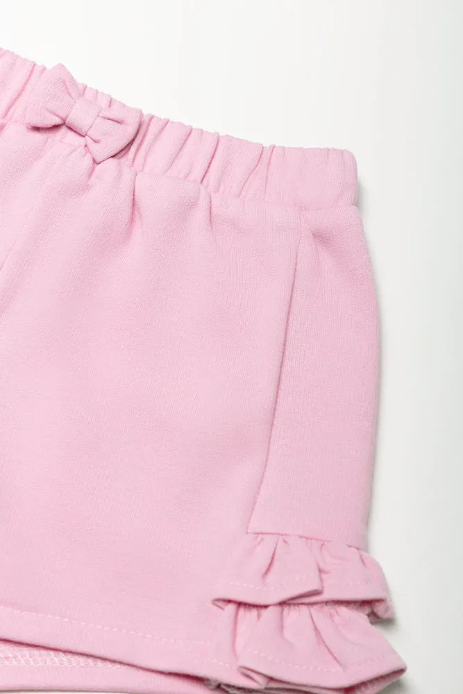 Knit Shorts Pink sold by Ackermas product image thumbnail 2