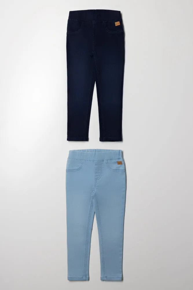 2 Pack Jeggings Blue sold by Ackermas