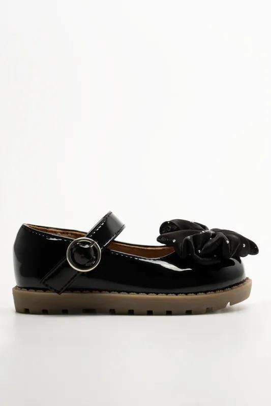 Bow Shoes Black sold by Ackermas