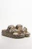 Animal Double Buckle Slides Natural sold by Ackermas