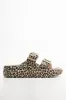 Animal Double Buckle Slides Natural sold by Ackermas