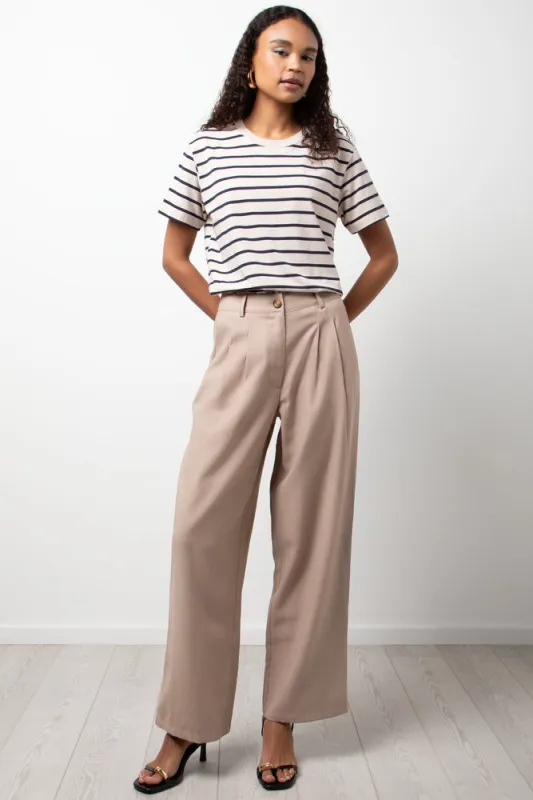 Wide Leg Tailored Pants Natural sold by Ackermas