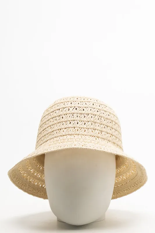 Craft Weave Bucket Hat Natural sold by Ackermas