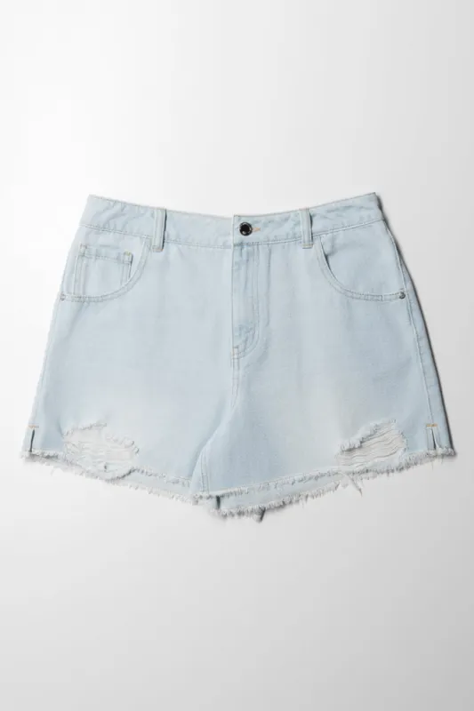 Cheeky Denim Shorts Blue sold by Ackermas