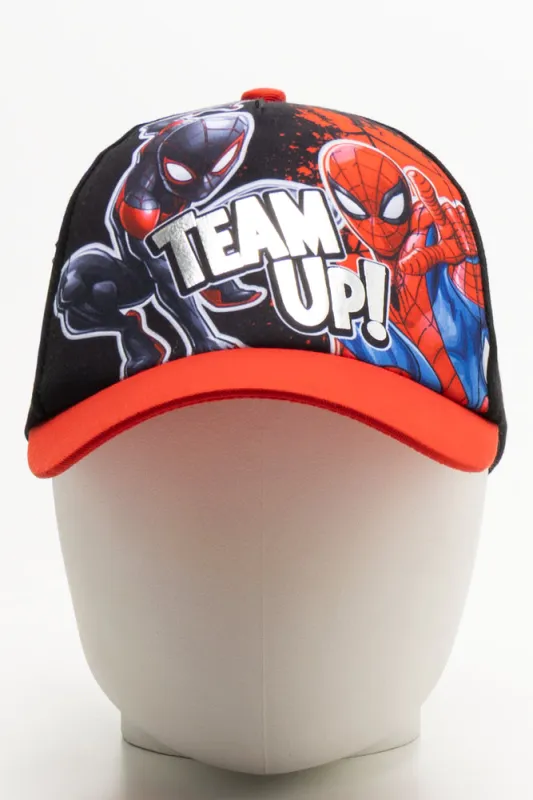 Spider-Man Peak Cap Black sold by Ackermas