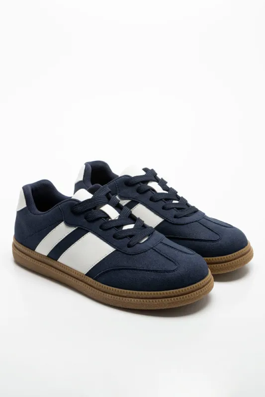 Court Sneakers Navy sold by Ackermas