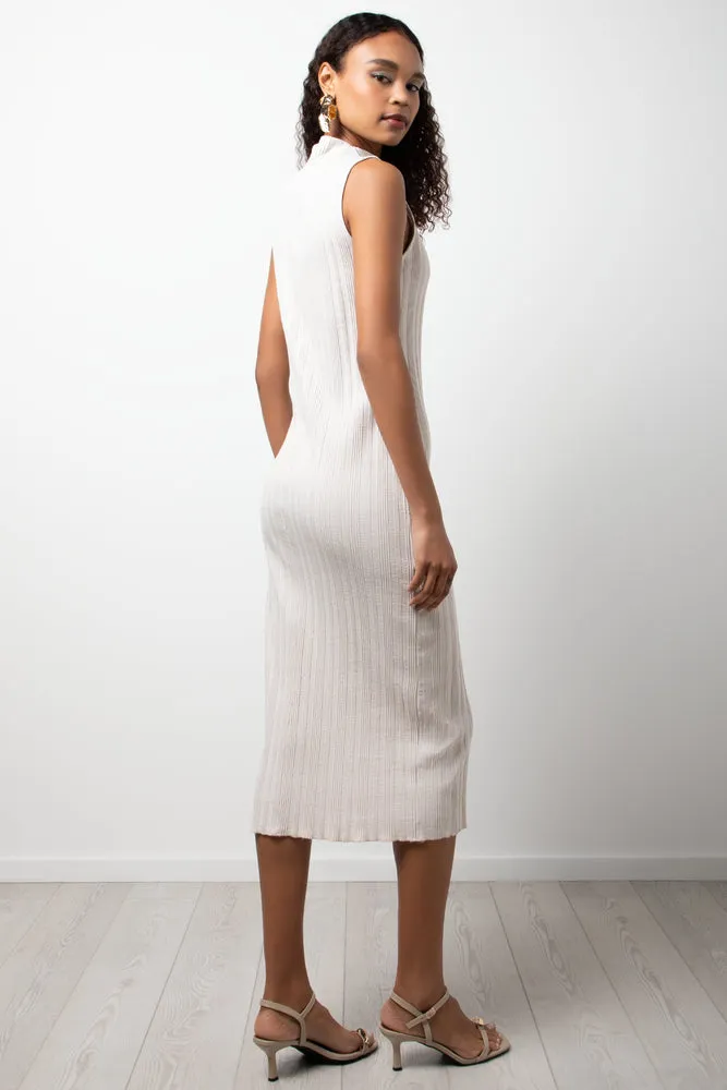 Sleeveless Column Dress Cream sold by Ackermas product image thumbnail 3