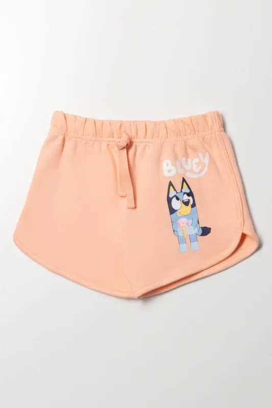 Bluey Shorts Peach sold by Ackermas