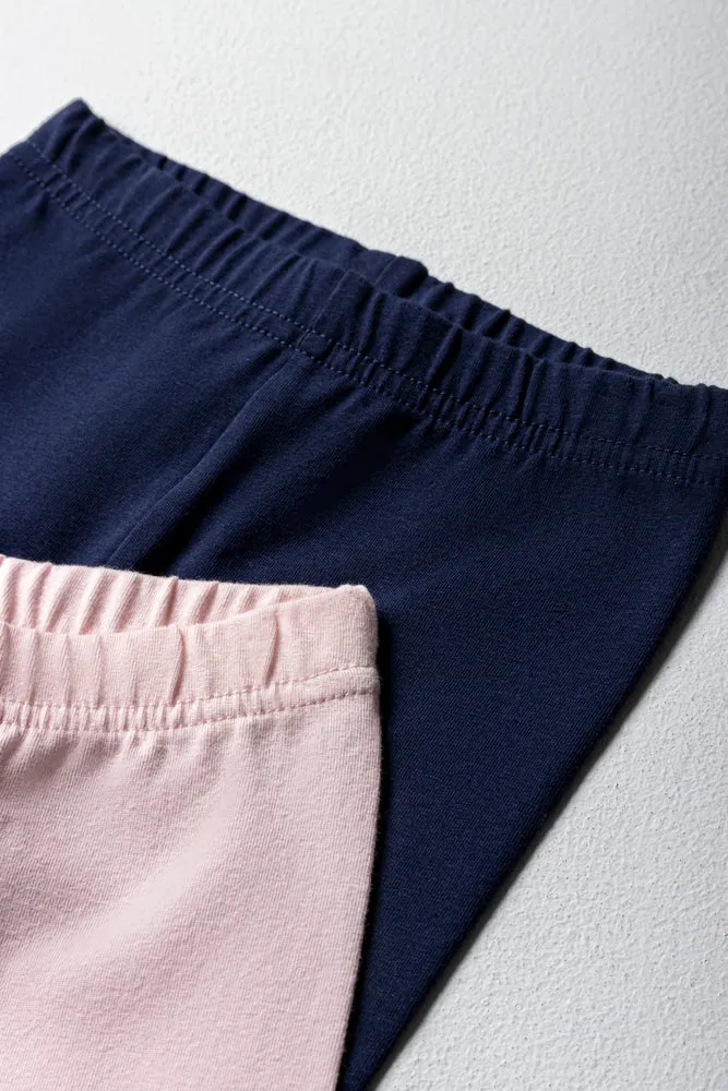 2 Pack Leggings Pink & Navy sold by Ackermas product image thumbnail 2