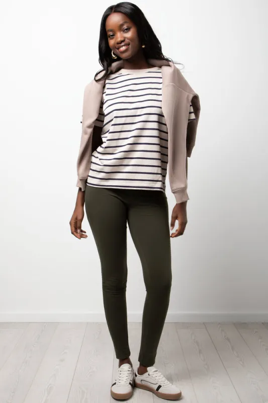 Wide Waist Leggings Green sold by Ackermas
