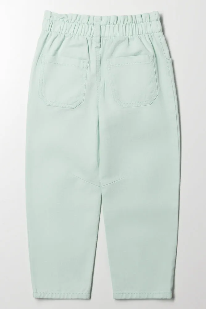 Relaxed Paperbag Denim Jeans Aqua sold by Ackermas product image thumbnail 3