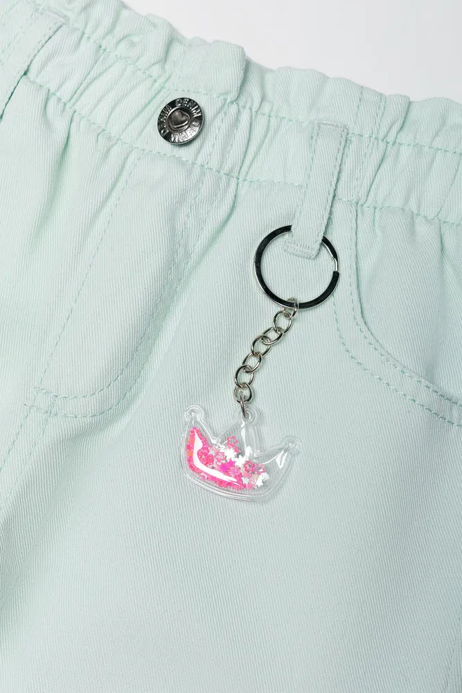 Relaxed Paperbag Denim Jeans Aqua sold by Ackermas product image thumbnail 2