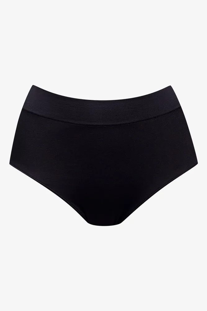 3 Pack Seam Free Panties Black Blue And Natural sold by Ackermas product image thumbnail 5
