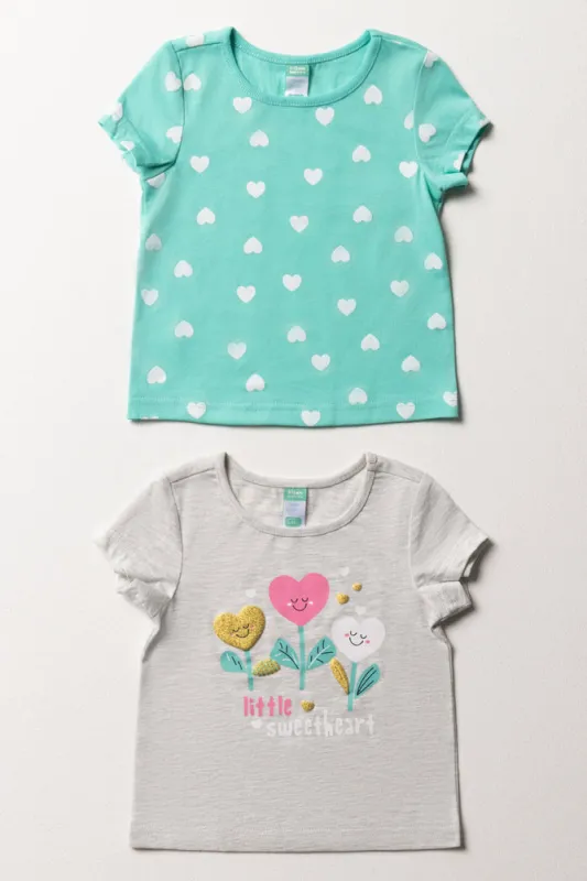 2 Pack T-Shirts Grey & Blue sold by Ackermas