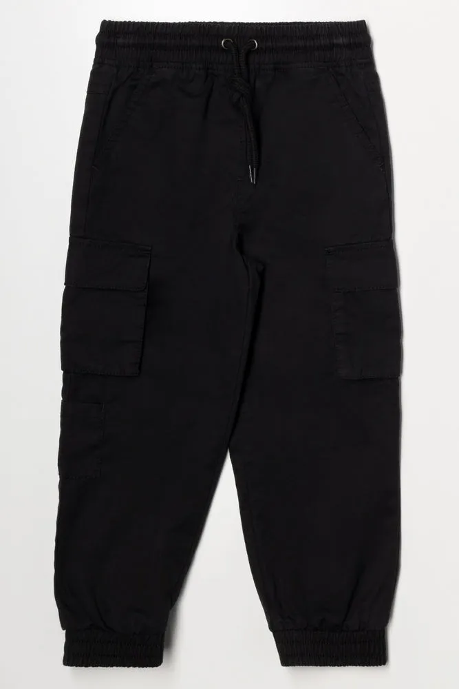 Cargo Joggers Black sold by Ackermas