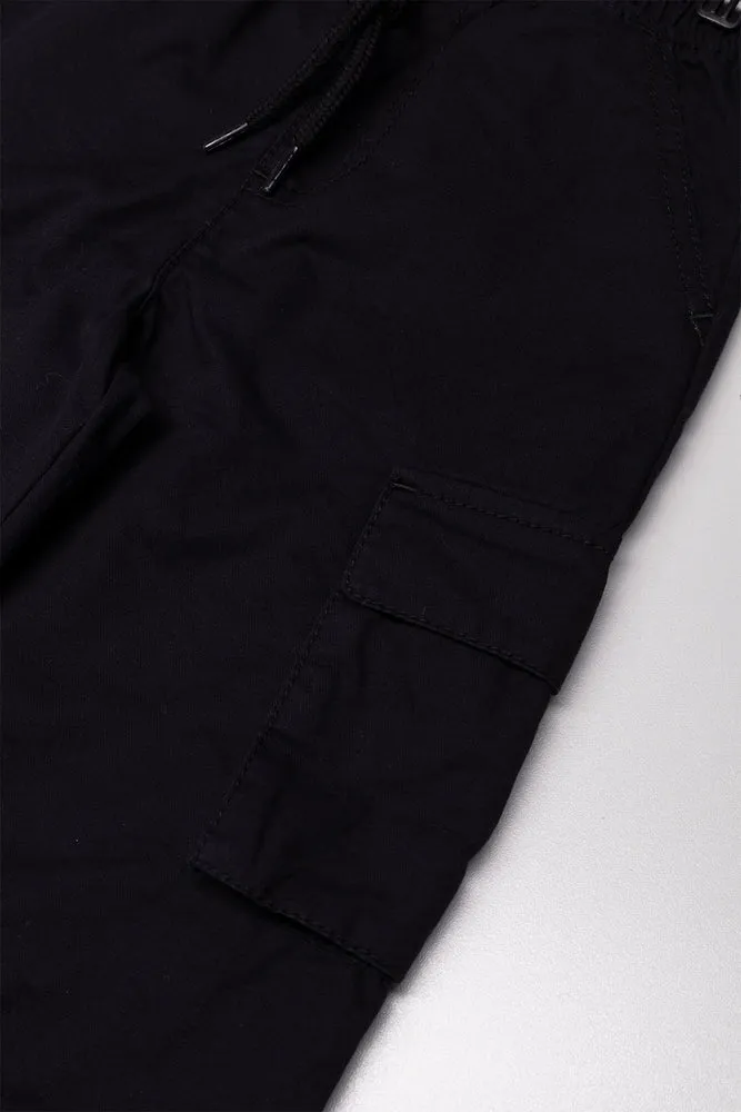 Cargo Joggers Black sold by Ackermas product image thumbnail 2
