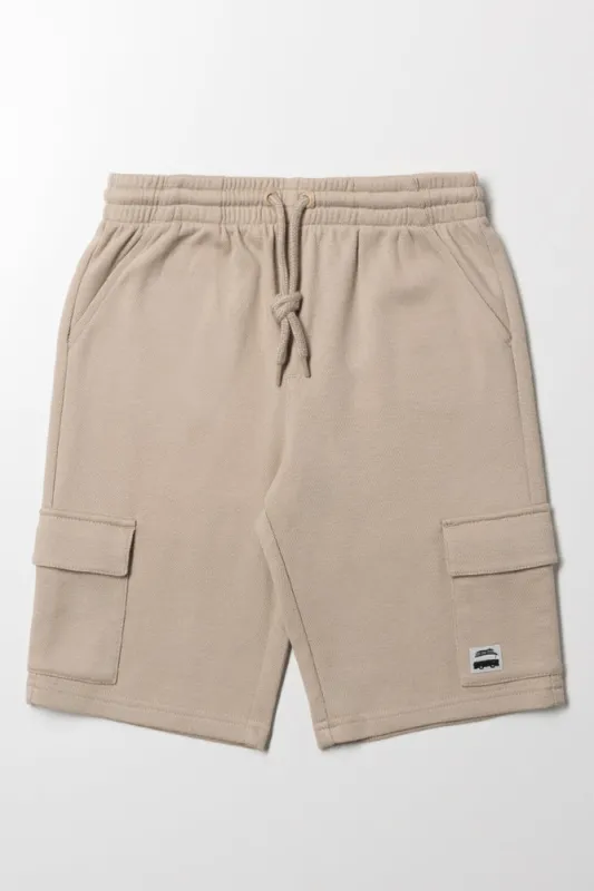 Cargo Shorts Natural sold by Ackermas