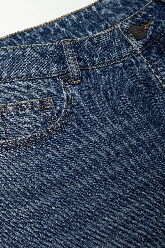 Denim Jorts Blue sold by Ackermas product image thumbnail 2